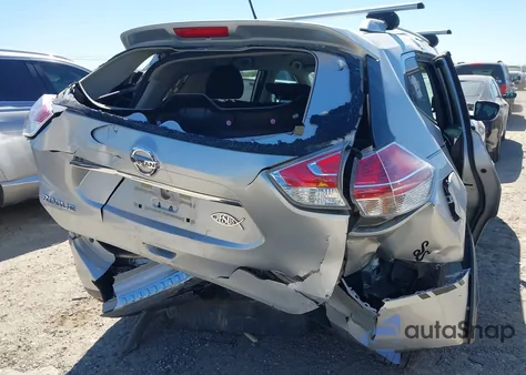 2016 Nissan Rogue S из США, поврежденный, VIN KNMAT2MT2GP721532